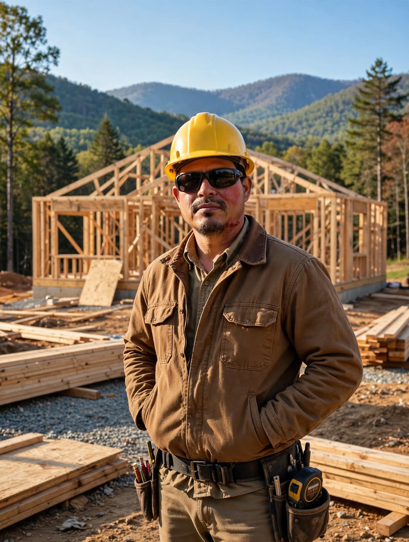 Salvador Benjaran Ortega on a job site